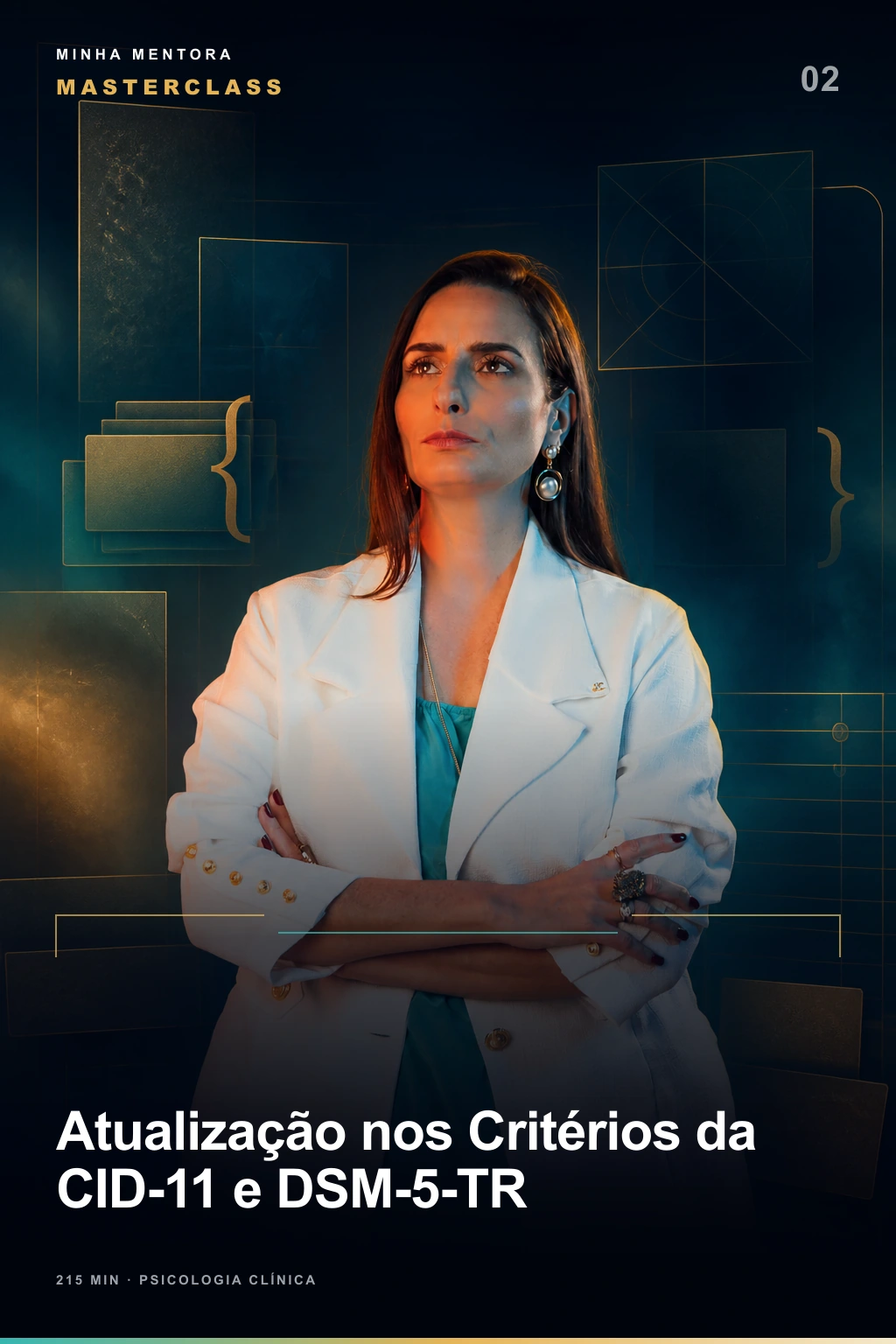 Capa da Masterclass Atualização CID-11 e DSM-5-TR